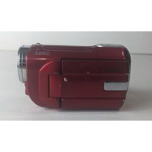 Cobra Digital Camcorder 5 MP Camera Digital Zoom Red DVC910 tested works w/flaws